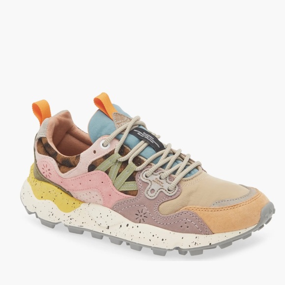 NWT Flower Mountain Yamano 3 Sneaker in Leo Light Mustard - Picture 2 of 14